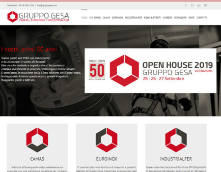 Gruppo Gesa – Restyling sito web